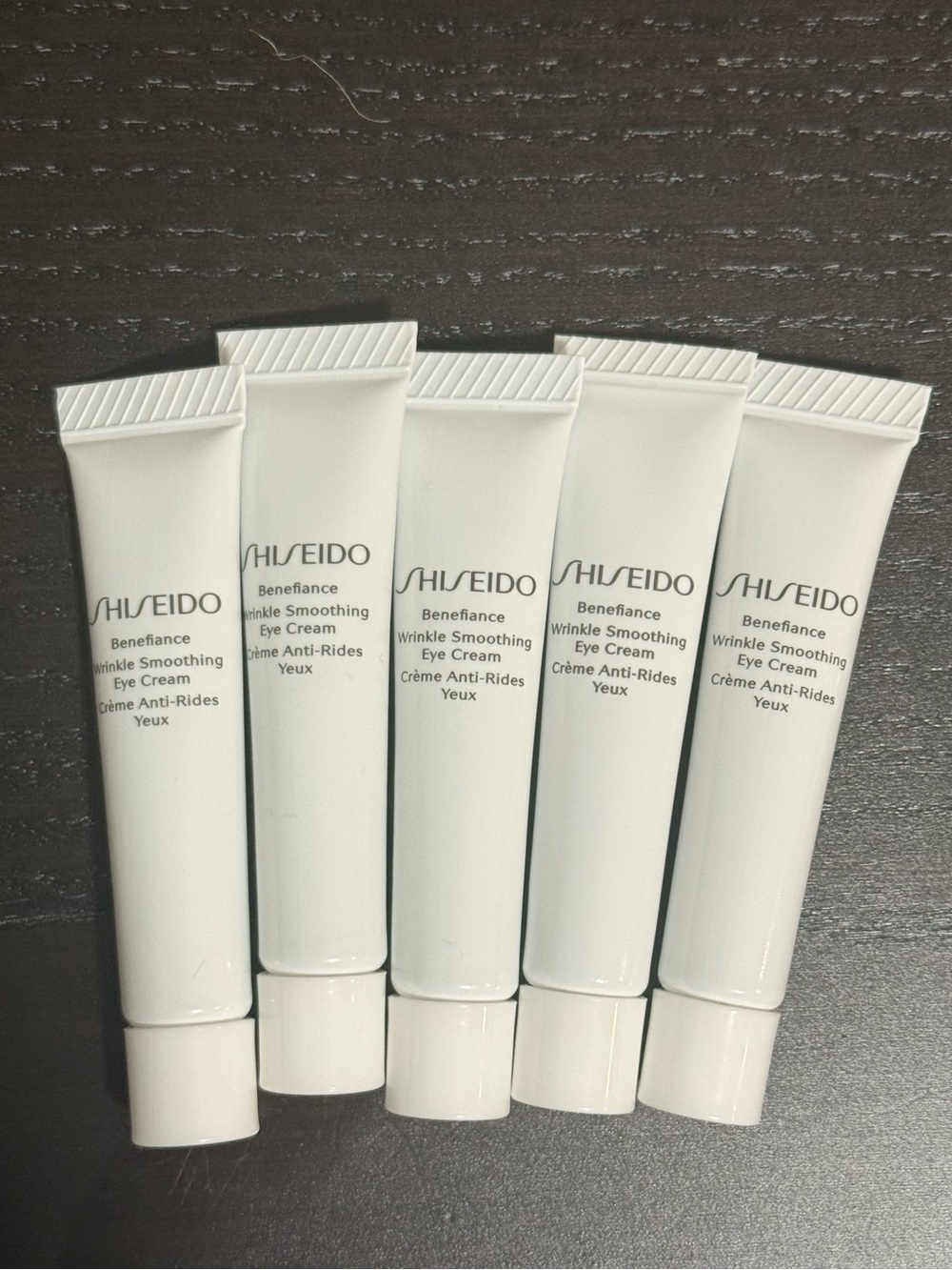NEW- Shiseido Benefiance Wrinkle Smoothing Eye Cream travel/sample size bundle